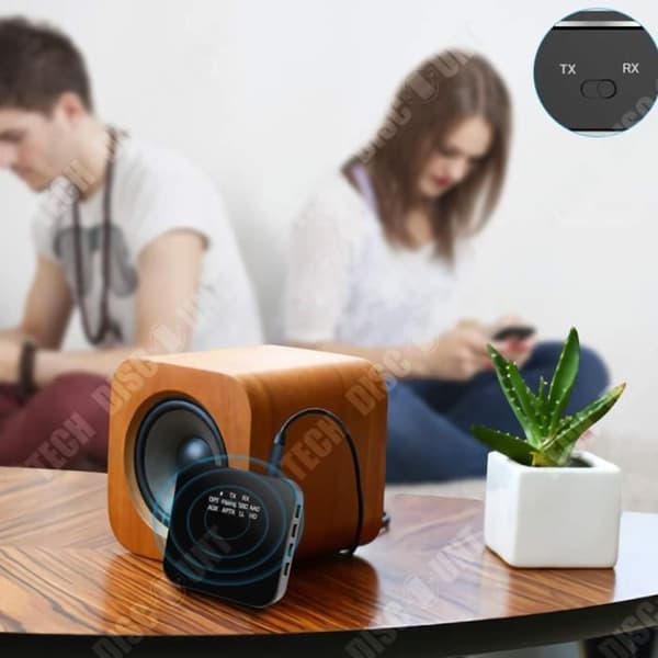 TD® Bluetooth 5.0 Aux-adapter Bluetooth-mottagare 2-i-1 Bluetooth-adapter Bluetooth 5.0-sändare