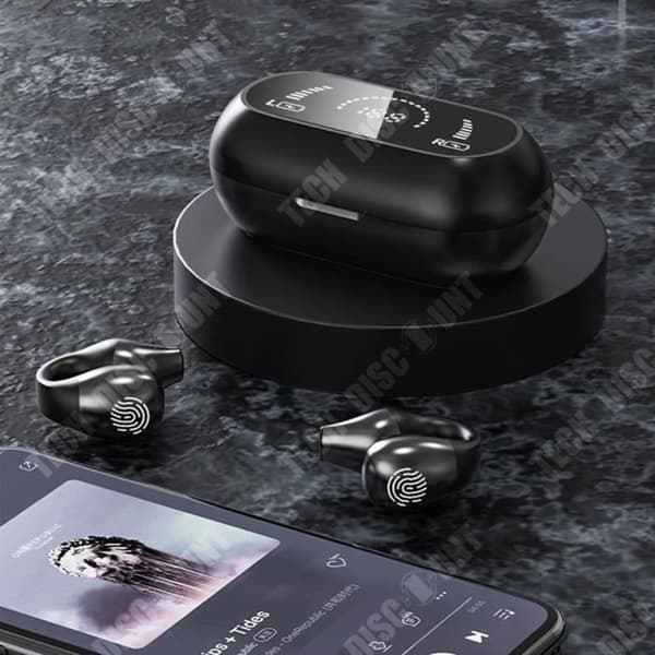 TD® Bluetooth-headset Binauralt icke-i-örat sportsamtal med hög ljudkvalitet och universell