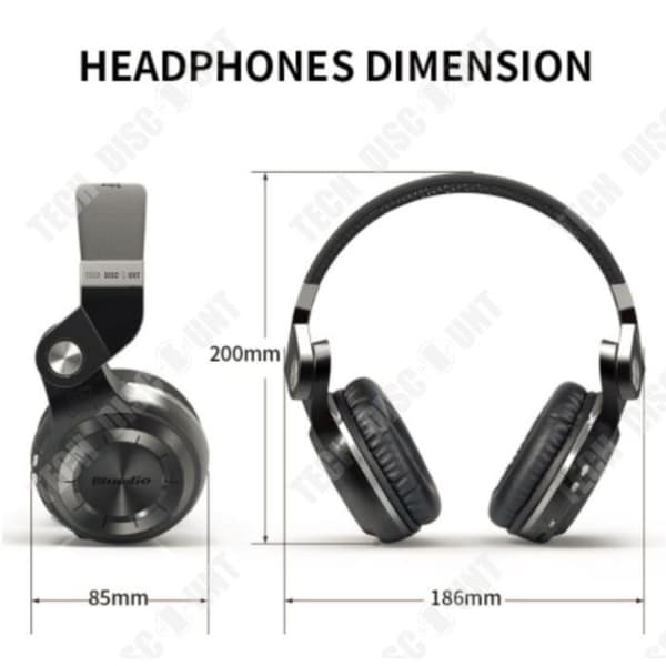 TD® Head Mounted Bluetooth Headset Stereo Sports Wireless Headset Card Radio Headset