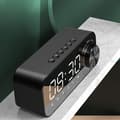 Miniatyrbild 3 av 6: Trådlös Bluetooth-spegelklocka, väckarklocka, portabel tidsmanagerare, plug-in, datorspelare, present