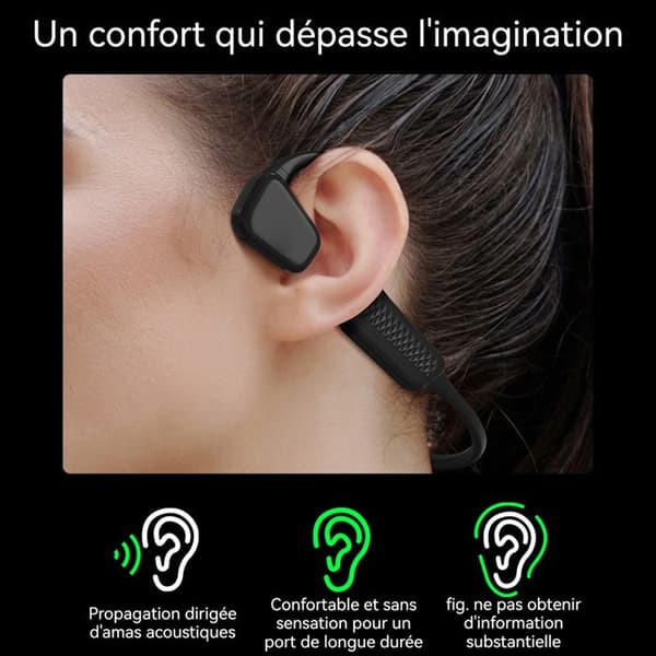 TD® benledningshörlurar bluetooth sport vattentät billiga trådlösa hörlurar vattentät hörlur diskret