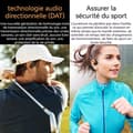 Miniatyrbild 4 av 4: TD® benledningshörlurar bluetooth sport vattentät billiga trådlösa hörlurar vattentät hörlur diskret