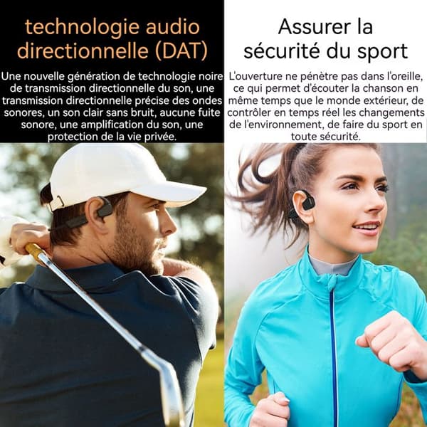 TD® benledningshörlurar bluetooth sport vattentät billiga trådlösa hörlurar vattentät hörlur diskret
