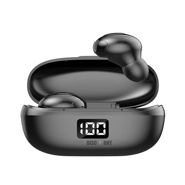 TD® trådlösa Bluetooth-hörlurar-Bluetooth 5.0-Brusreducering-Digital display