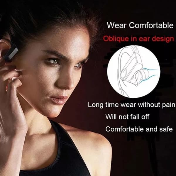 Bluetooth-headset - TD - Sport - IPX4 vattentätt - 85 mAh - Bekväm att bära