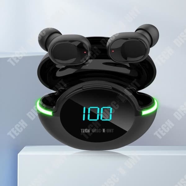 TD® Trådlöst Bluetooth Headset Bluetooth 5.1 Låg latens Brusreducering Smart Digital Display HD Call Hörlurar