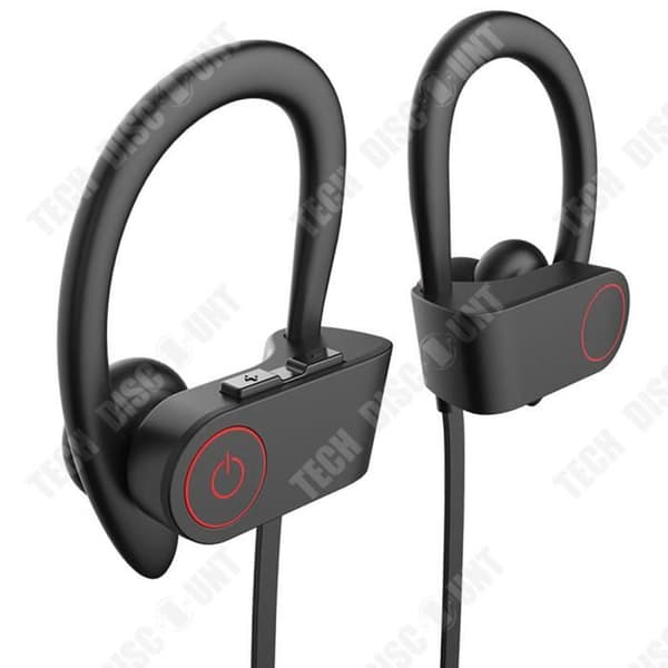TD® Bluetooth-hörlurar Sportheadset hängande över örat Trådlöst Bluetooth-headset Vattentätt och lång standby