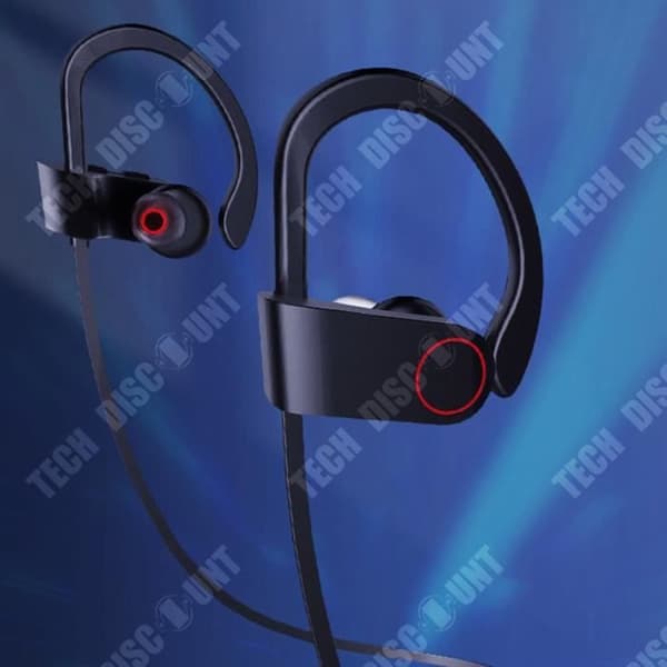 TD® Bluetooth-hörlurar Sportheadset hängande över örat Trådlöst Bluetooth-headset Vattentätt och lång standby