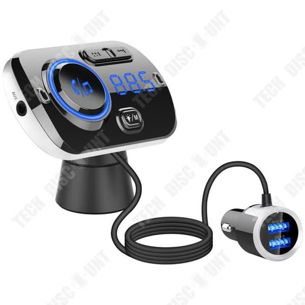 TD® Bluetooth 5.0 Inbyggd sändare Röstassistent Handsfree-samtal Stöd för TF-kort och USB-minne
