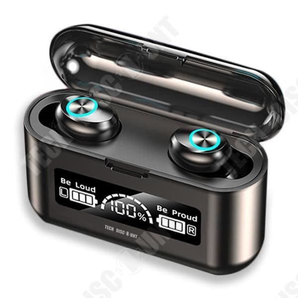 TD® trådlösa Bluetooth-hörlurar Touch Digital Display Binaural Stereo In-Ear Sport TWS Vattentät och svetttät