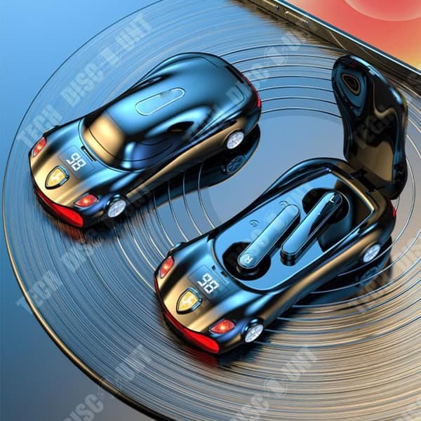 TD® Trådlösa in-ear hörlurar Bluetooth 5.0 Intelligent brusreducering Lång batteritid HD digital skärm