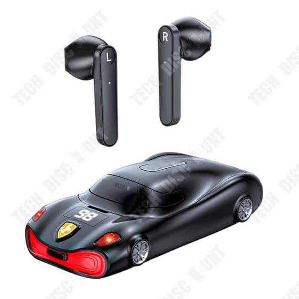 TD® Trådlösa in-ear hörlurar Bluetooth 5.0 Intelligent brusreducering Lång batteritid HD digital skärm