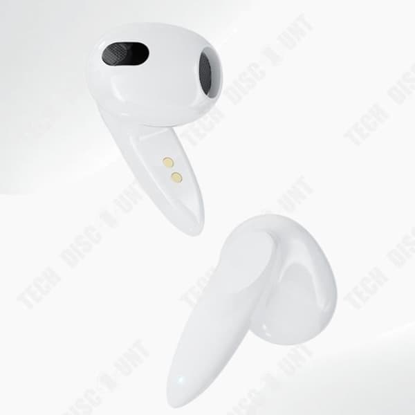 TD® trådlösa Bluetooth-hörlurar Bluetooth 5.2 Transparent fack Brusreducering 360 graders surroundljud Gaming Headset