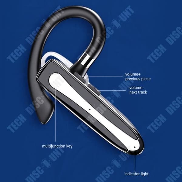 TD® trådlösa Bluetooth-hörlurar med lång batteritid och högeffekts sportvattentäta och brusreducerande