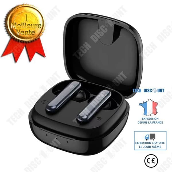TD® T35 Bluetooth 5.0 TWS Hörlurar Trådlösa Headset In-Ear Sport Brusreducerande Batterilivslängd Taktila öron