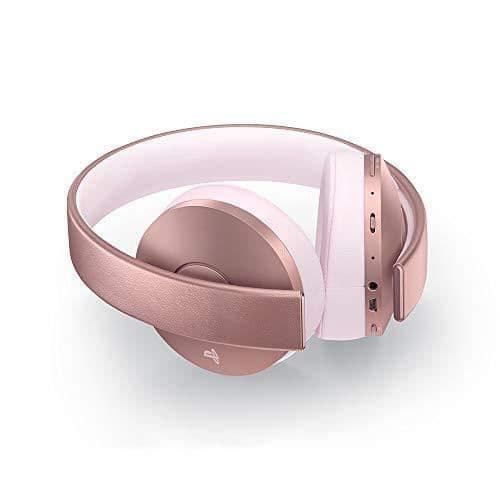 Trådlös headset med mikrofon - Playstation - PS4 - Audio 3D - Guldutgåvan - Roséguld- USED