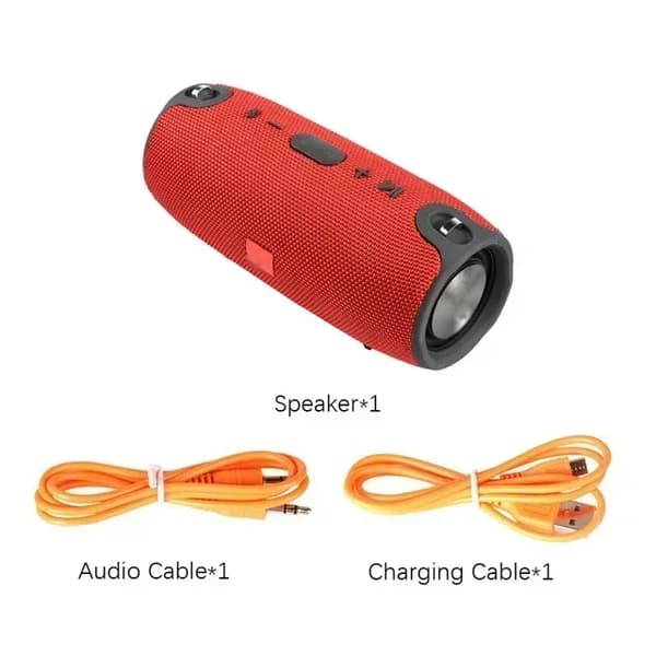 Bluetooth-højttaler, 40W effektudgang, 3600mAh batteri,Rouge