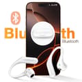 Miniatyrbild 3 av 5: Bluetooth Hörlurar Öronkrok med Mikrofon LinQ Vit