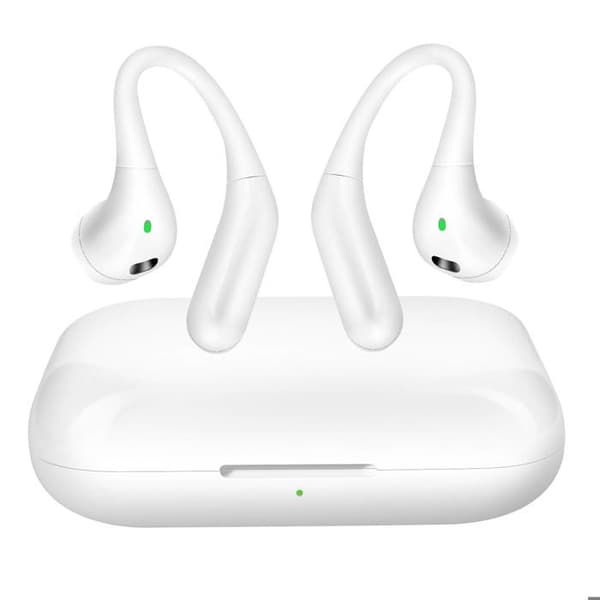Bluetooth Hörlurar Öronkrok med Mikrofon LinQ Vit