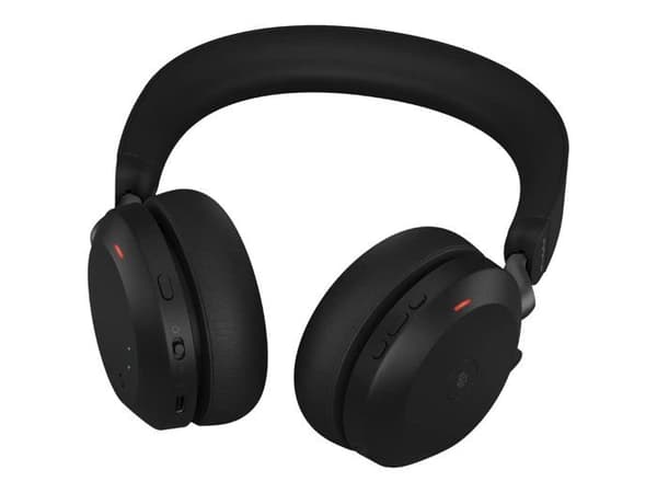 Mikrohörlur - JABRA - Evolve2 75 - Trådlös och trådbunden Bluetooth - Aktivt brusreducering - USB-A
