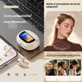 Miniatyrbild 4 av 4: INN Trådlösa bluetooth hörlurar v5.4 med multifunktionell pekskärm, brusreducering, mp3 bluetooth, dubbelt läge kan ta foton