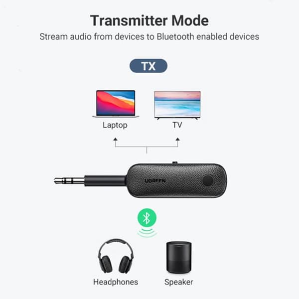 Ljuduttag till Bluetooth-adapter - Ugreen (80893) - Svart