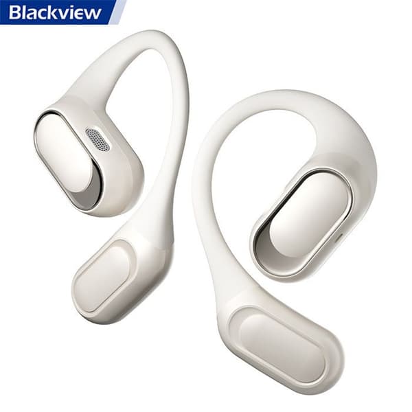 Blackview AirBuds 200 Trådlösa hörlurar BT 5.4 In-ear headset 500 mAh IP68 vattentåliga - Vit