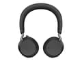 Miniatyrbild 3 av 4: Jabra Evolve2 75 Headset - Trådlöst och trådbundet Bluetooth - Aktiv brusreducering - USB-C - Svart