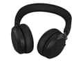 Miniatyrbild 2 av 4: Jabra Evolve2 75 Headset - Trådlöst och trådbundet Bluetooth - Aktiv brusreducering - USB-C - Svart