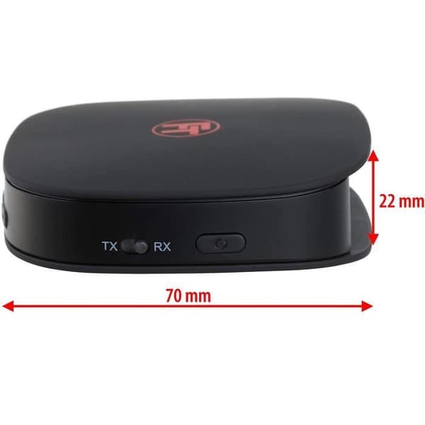 FeinTech Bluetooth 5.0 aptX HD Low Latency Toslink SPDIF Audio Transmitter Receiver - ABT00101