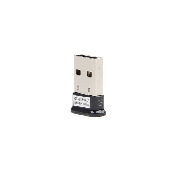 Nätverksadapter - GEMBIRD - Nano - Bluetooth 4.0 - Intern antenn - Räckvidd 50m Svart, Silver