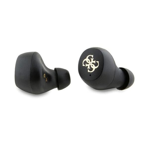 Guess 4G metalllogotyp - TWS ENC Bluetooth-headset + laddningsfodral (blå)