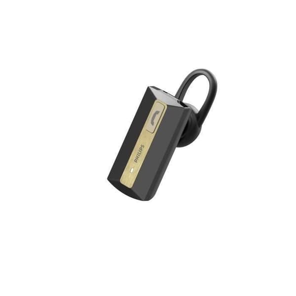 Philips SHB1202-10, trådlös, in-ear, monofonisk, intraaural, 29 g, svart, guld