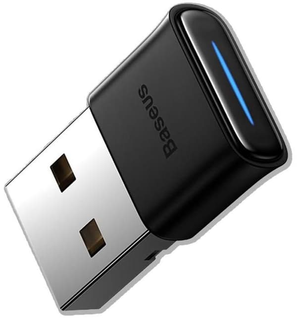 USB Bluetooth-adapter - BASEUS - BA04 - Bluetooth 5.0 - Räckvidd 20m - Plug and Play Svart