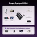 Miniatyrbild 4 av 4: Bluetooth-dongel - UGREEN - Aptx-ljud - USB C - Låg latens - Kompatibel med PS5 PS4 Switch