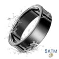 Miniatyrbild 4 av 6: Bluetooth-ansluten ring Hälsospårning Multisport Vattentät Storlek 10 Svart