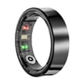 Miniatyrbild 1 av 6: Bluetooth-ansluten ring Hälsospårning Multisport Vattentät Storlek 10 Svart