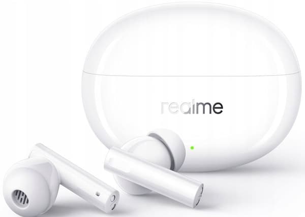 Trådlösa hörlurar - REALME - Buds Air 5 - Bluetooth 5.3 - ANC - IPX5 - Vit