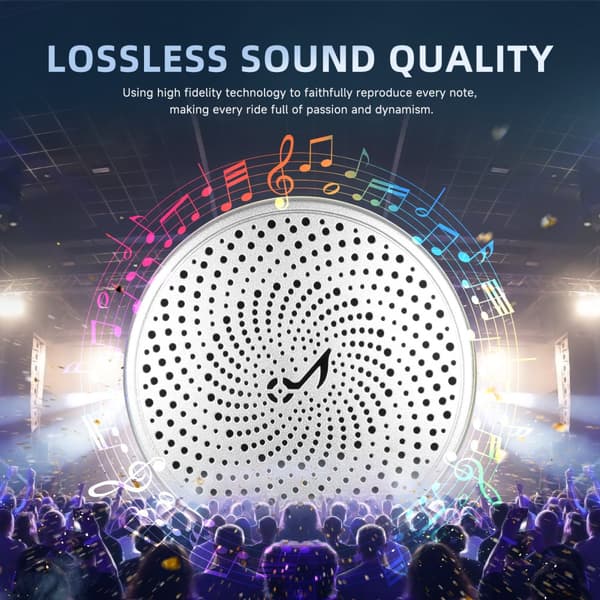 Moottoripyöräkaiutin, IP67 vesitiivis, nopea Bluetooth