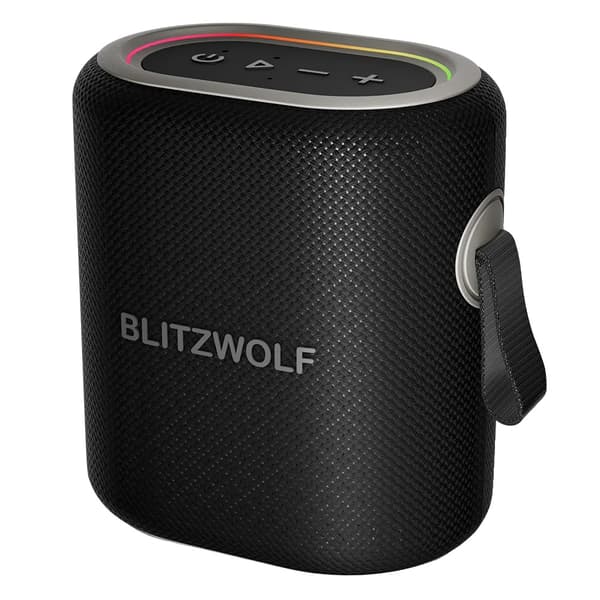 Bluetooth-kaiutin, 10W lähtöteho, Bluetooth 5.0, kannettava muotoilu,musta