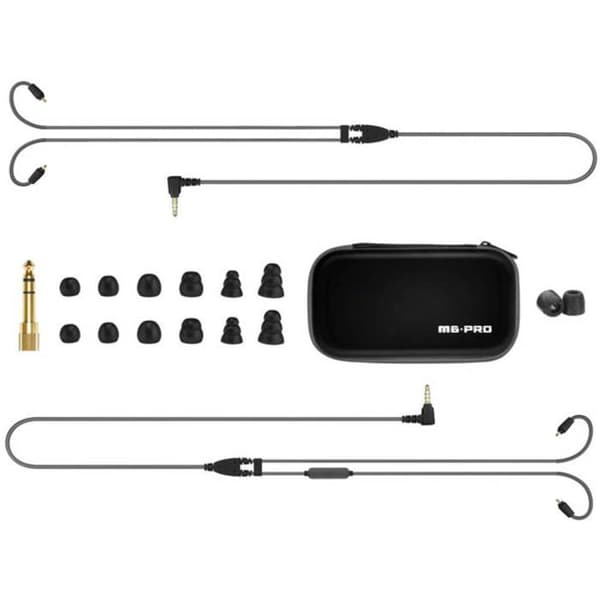 MEE audio M6 PRO 2nd Generation trådbundna in-ear-hörlurar 3,5 mm jack svart