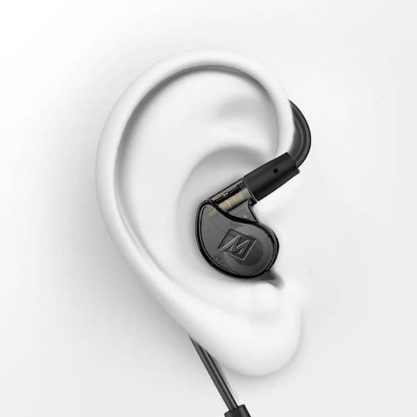 MEE audio M6 PRO 2nd Generation trådbundna in-ear-hörlurar 3,5 mm jack svart
