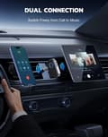 Miniatyrbild 5 av 10: Lollanda Bil-Bluetooth-mottagare med 3,5 mm AUX – trådlös ljudadapter med brusreducering, handsfree-samtal, 16 timmars batteritid