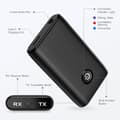 Miniatyrbillede 6 af 9: Lollanda 2-i-1 Bluetooth 5.0 Biladapter – Bærbar Sender og Modtager Til Lyd, Kompatibel Med Bærbar Computer, Radio