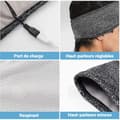 Miniatyrbild 3 av 4: INN Huvudband bluetooth Bluetooth 5.0 Stereo-högtalare 10 timmars batteritid Multifunktionell följeslagare för sömn Sporthuvudband