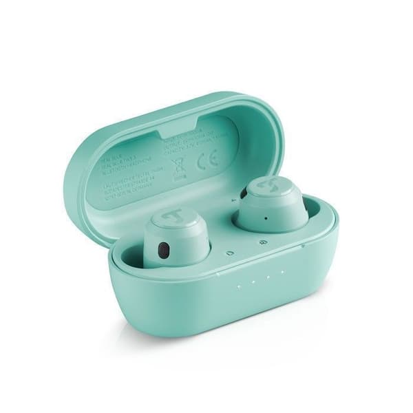 Teufel REAL BLUE TWS 3, trådlösa Bluetooth-hörlurar med hybrid brusreducering - Misty Green