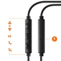 Miniatyrbild 3 av 5: USB-C in-ear hörlurar med magnet för musik och samtal, handsfree LinQ svart