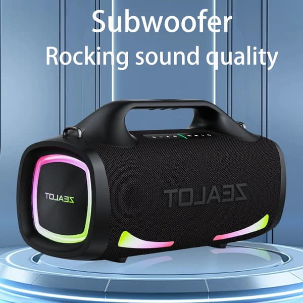 Trådlös, 100W effekt, vattentät, 24000mAh batteri,Zealot-S79HEI, Högtalare