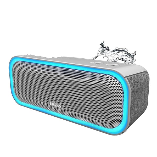 Langaton kaiutin, 20W teho, IPX5 vesitiivis, Bluetooth 5.0,Harmaa