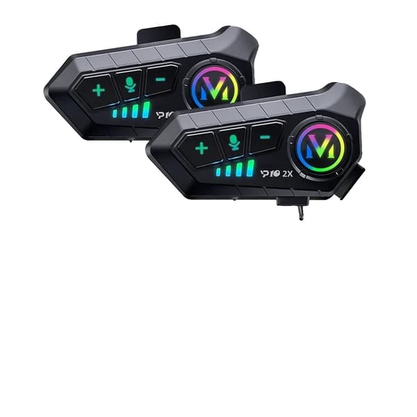 Hjälmheadset, Intercom Avstånd 300M, Vattentålig, Bluetooth V5.3,2st 4mik